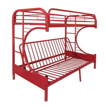 Eclipse Twin/Full Futon Bunk Bed 02091W-RD