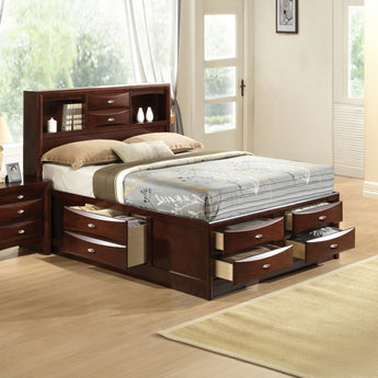 Ireland EK Bed W/Storage 21596EK
