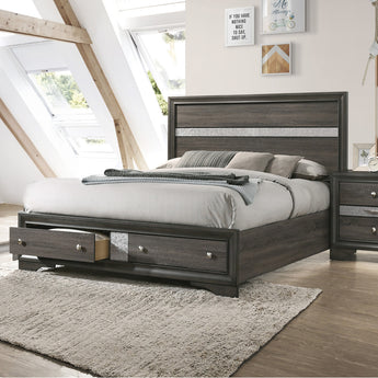 Naima Queen Bed W/Storage 25970Q