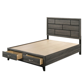 Valdemar EK Bed W/Storage 27057EK