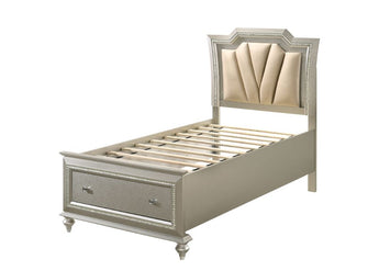 Kaitlyn Full Bed W/Led & Storage 27245F