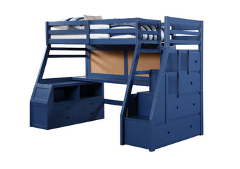Jason II Twin Loft Bed W/Storage 37455