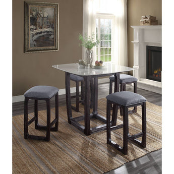 Razo Counter Height Table W/Marble Top 72935