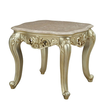 Gorsedd End Table W/Marble Top 82442