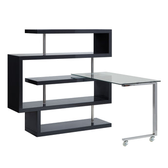 Buck II Writing Desk W/Bookshelf 93177