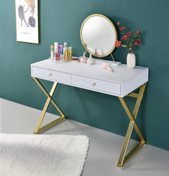 Coleen Vanity Desk W/Mirror & Jewelry Tray AC00667