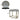 Adao Vanity Mirror & Stool AC00931