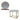 Adao Vanity Mirror & Stool AC00934