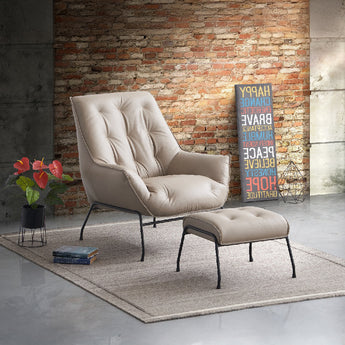 Zusa Accent Chair & Ottoman AC02381