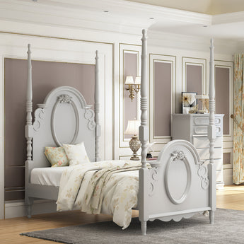 Flora Full Bed W/Poster BD02203F