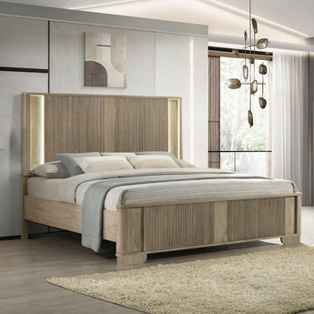 Lakkari Queen Bed w/LED BD04872Q