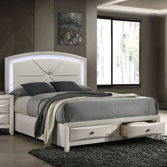 Ramondi Queen Bed w/Storage & LED BD05282Q