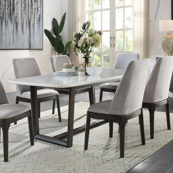 Madan Dining Table W/Marble Top DN00059