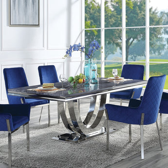 Cambrie Dining Table W/Engineered Stone Top DN00221
