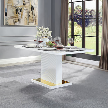 Gaines Dining Table W/Pedestal Base DN01258