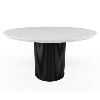 Jaramillo Round Dining Table W/Engineered Marble Top DN02141