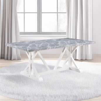 Hollyn Dining Table W/Engineered Stone Top DN02159