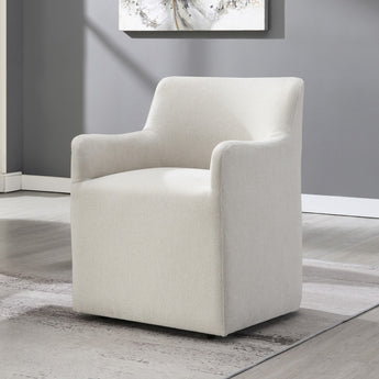Cafell Arm Chair w/Swivel Casters DN02806