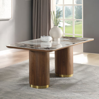 Willene Dining Table W/Ceramic Top DN03145
