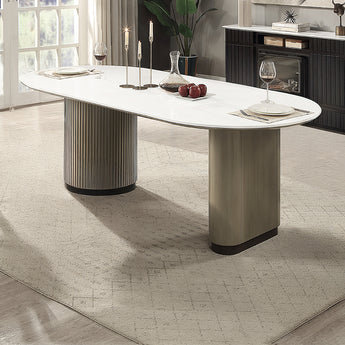 Clayten Dining Table w/Engineered Top DN06190