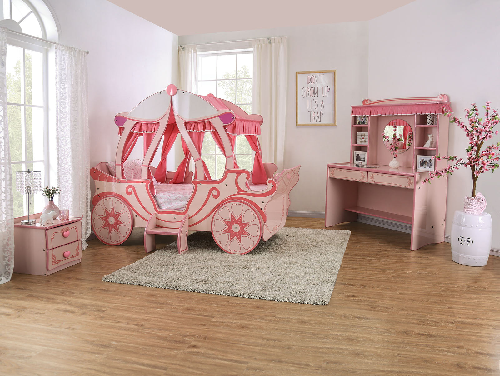 PUMPKIN CARRIAGE BED - Twin Bed - CM7630-BED
