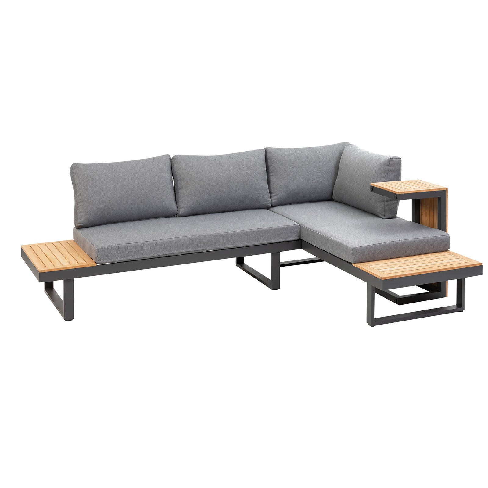 SAMARA - Modular Sectional, Gun Metal/Natural/Gray - GM-1008