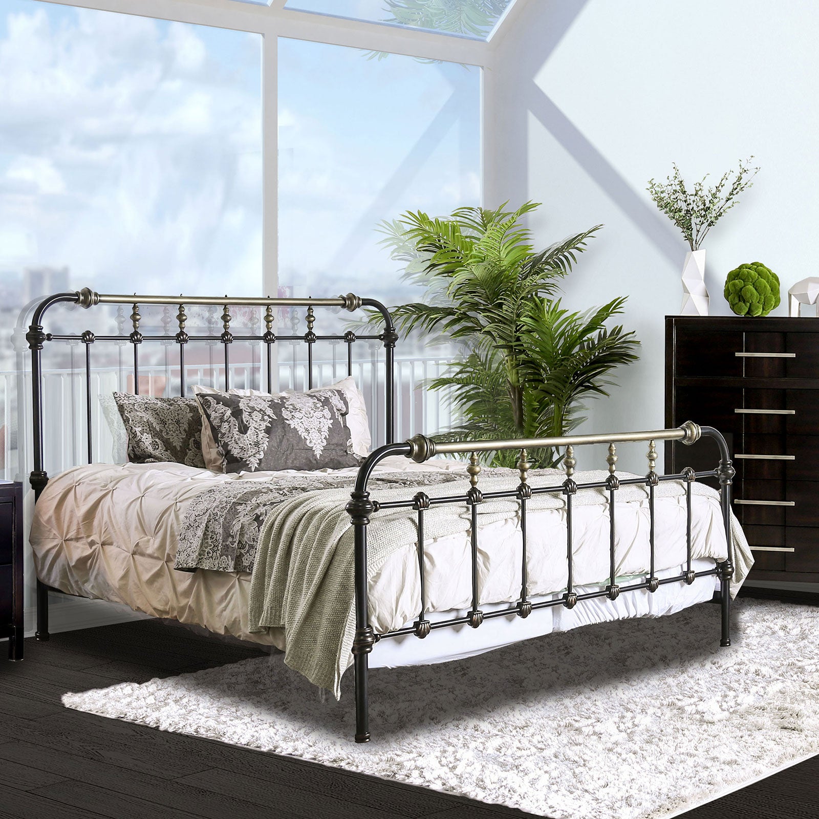 RIANA - Metal Twin Bed - CM7733T