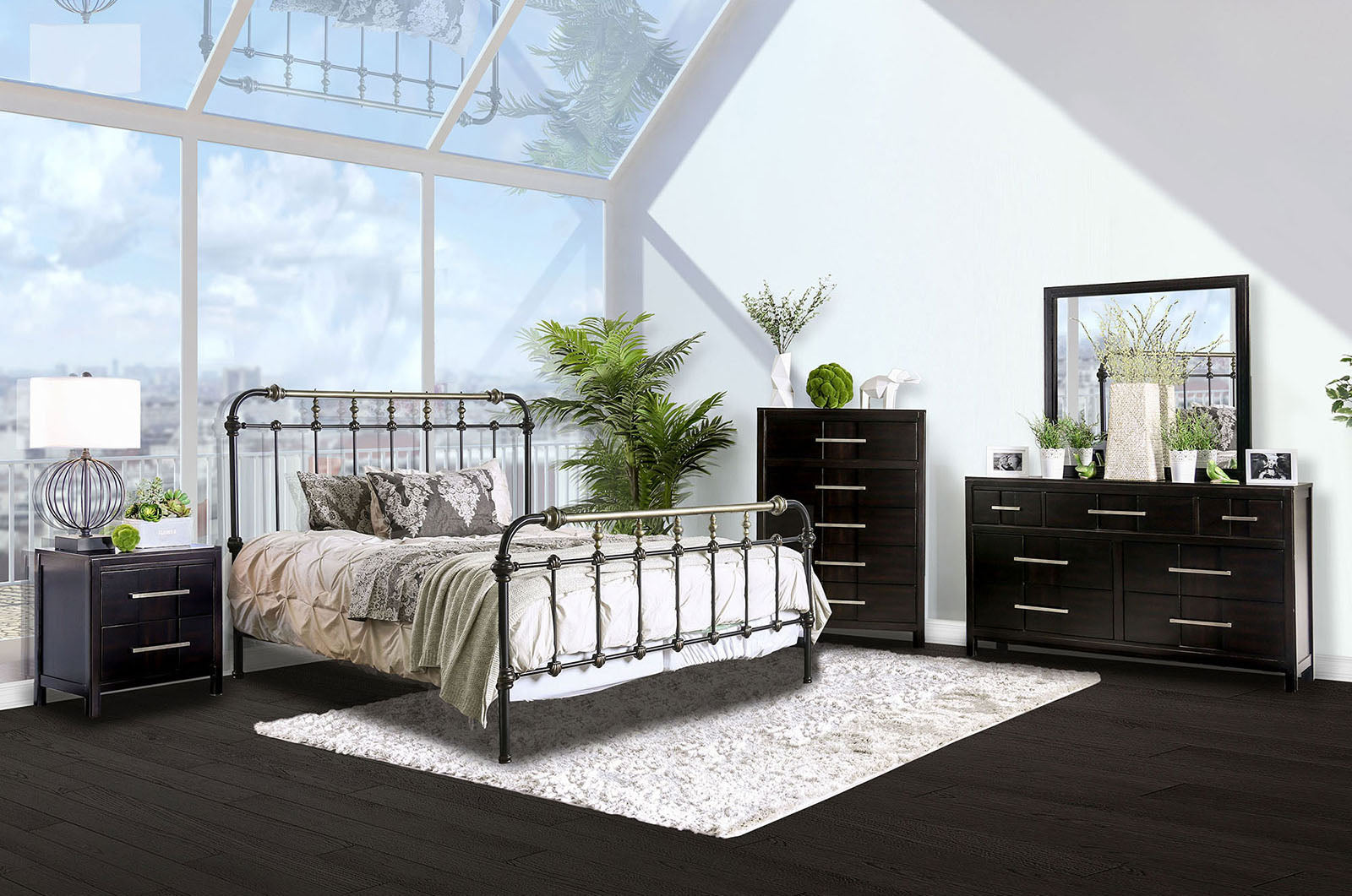 RIANA - Metal Twin Bed - CM7733T
