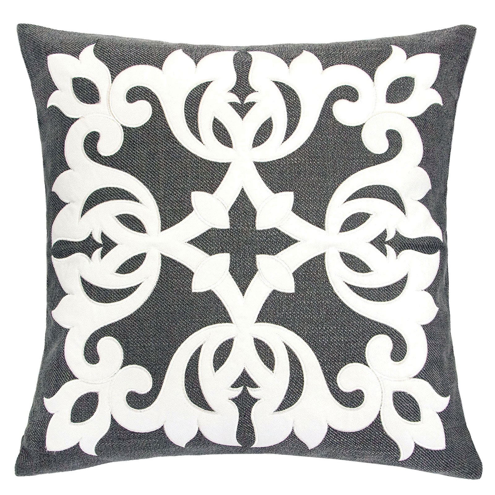 TRUDY - 20" X 20" Pillow, Gray (2/CTN) - PL8056-2PK