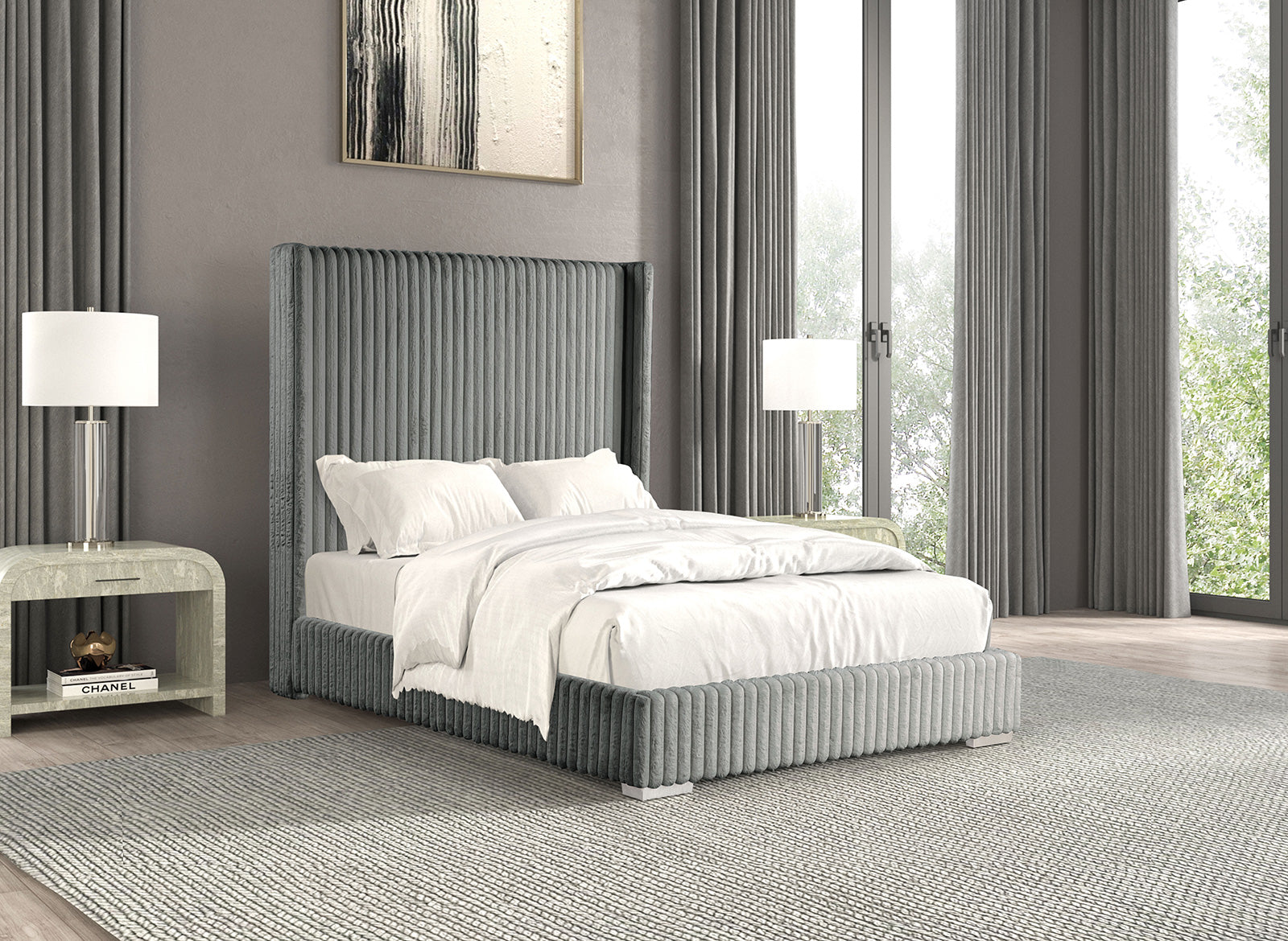 CADWELL - Full Bed, Gray - FM7120GY-F