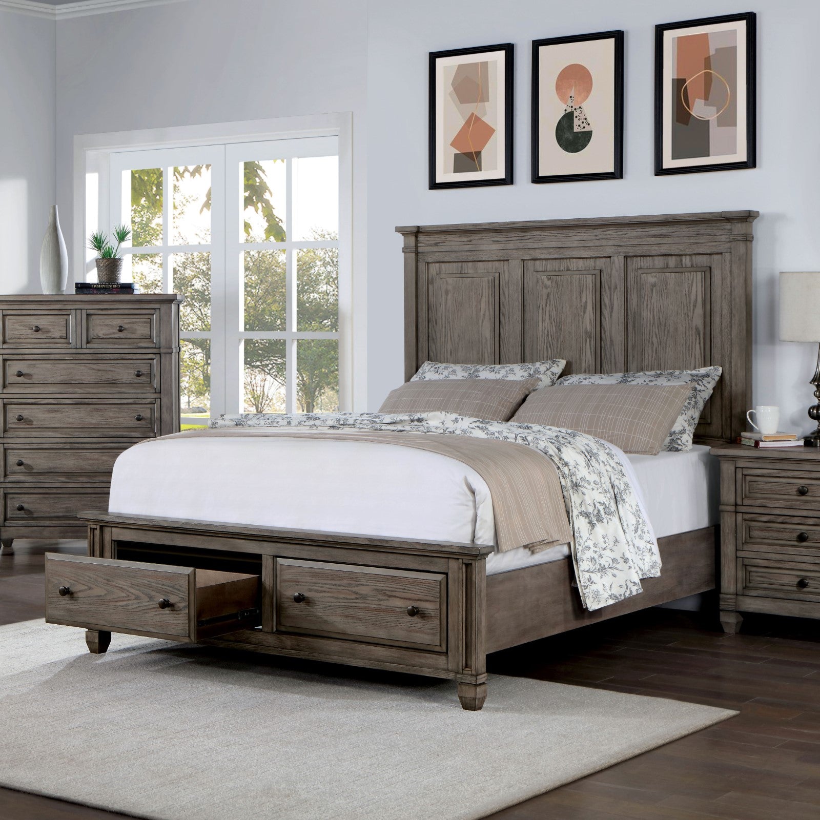 DURANGO - Queen Bed - CM7461GY-Q-BED