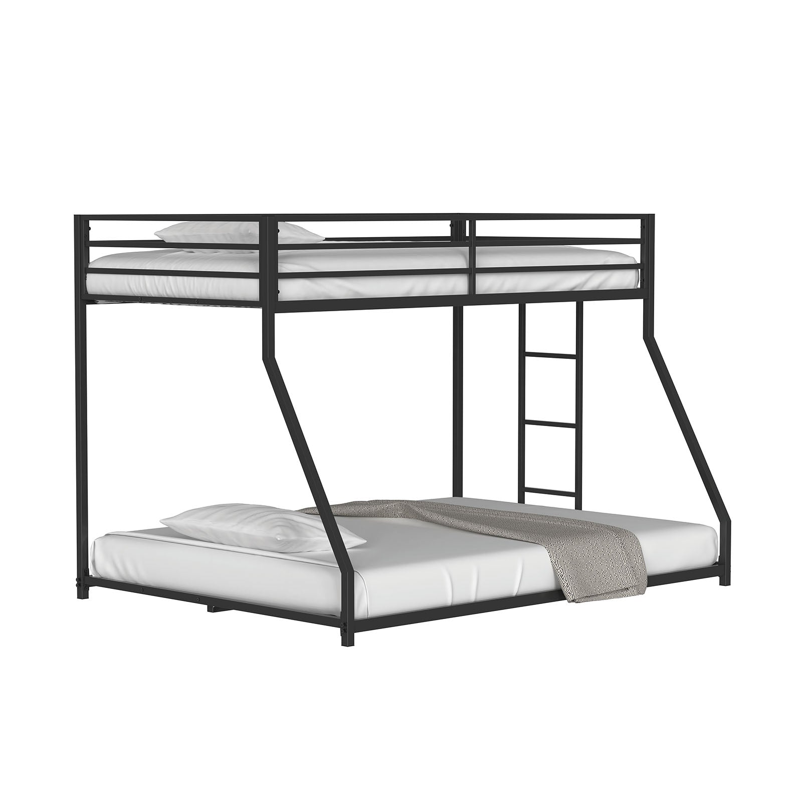 ROTHWELL - Twin/Full Metal Bunk Bed - FM-BK1200BK-TF