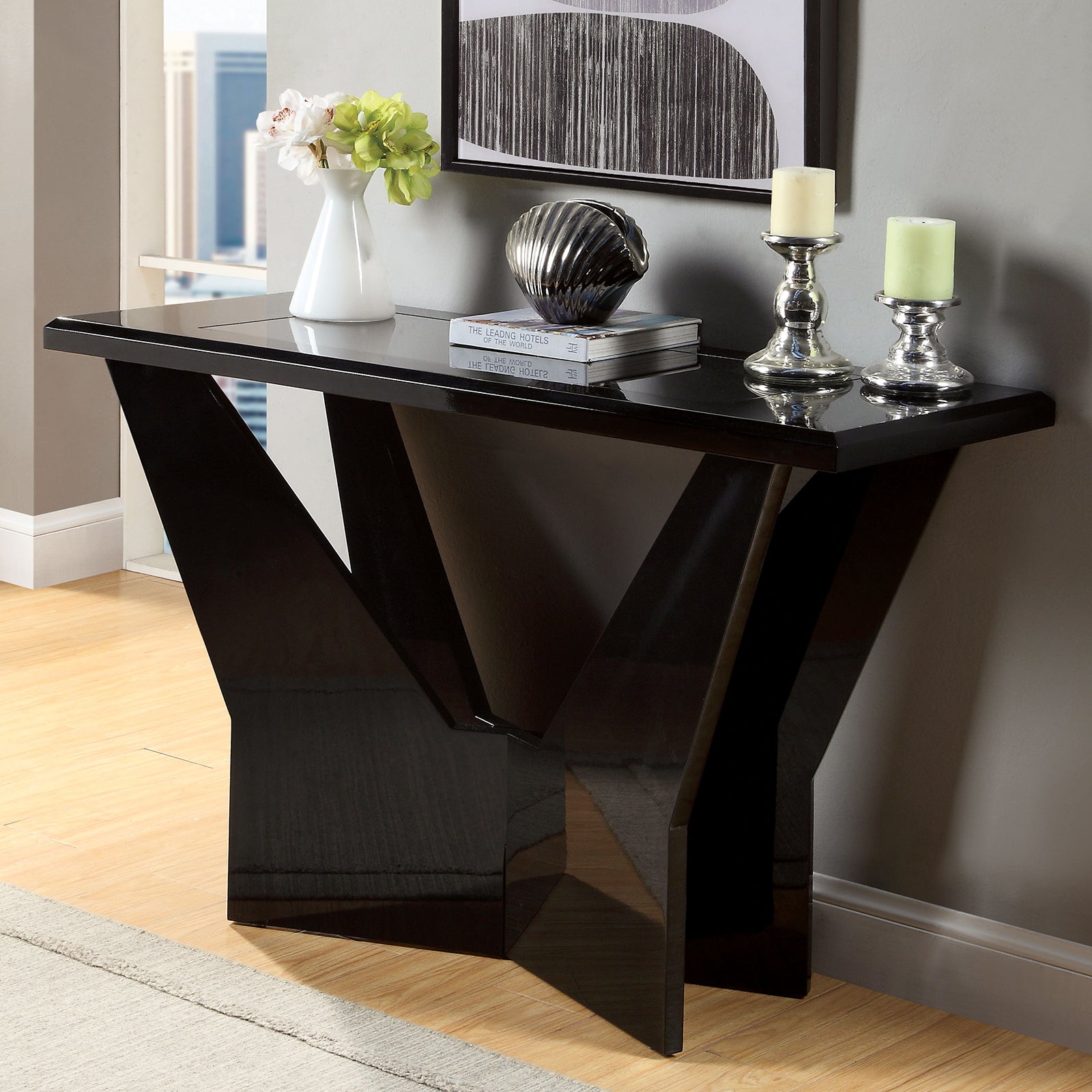 DUBENDORF - Sofa Table - CM4183BK-S
