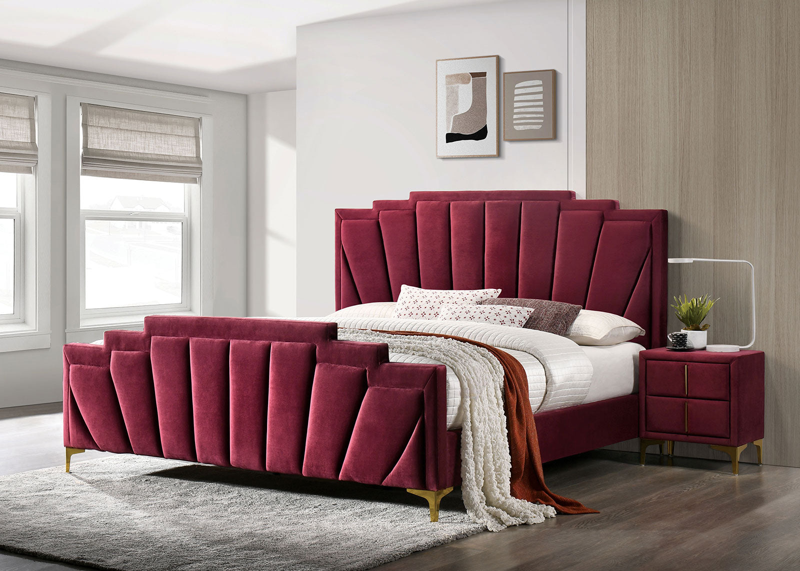 FLORIZEL - Queen Bed - CM7411RD-Q-BED