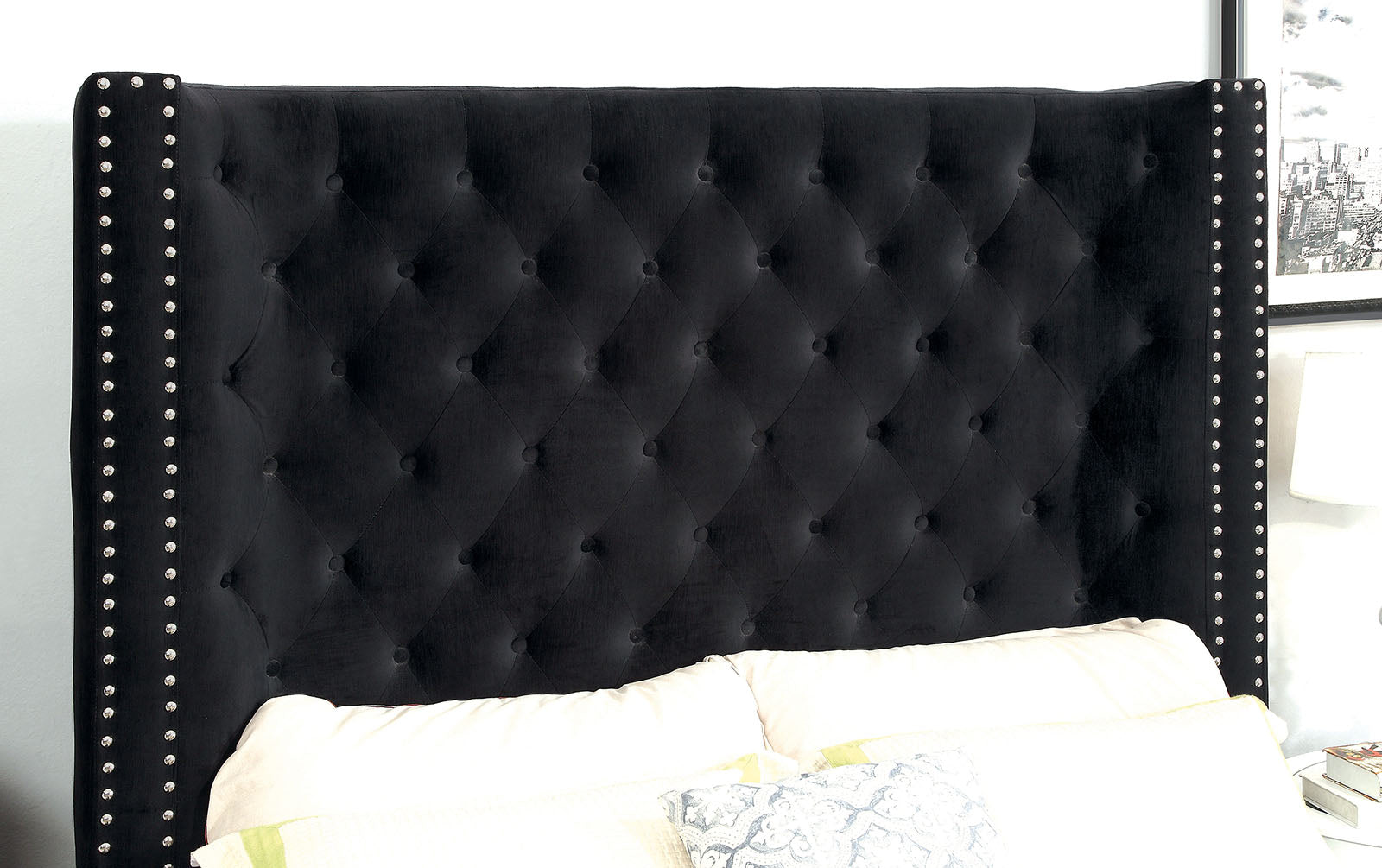 ROSABELLE - E.King Bed - CM7669BK-EK-BED