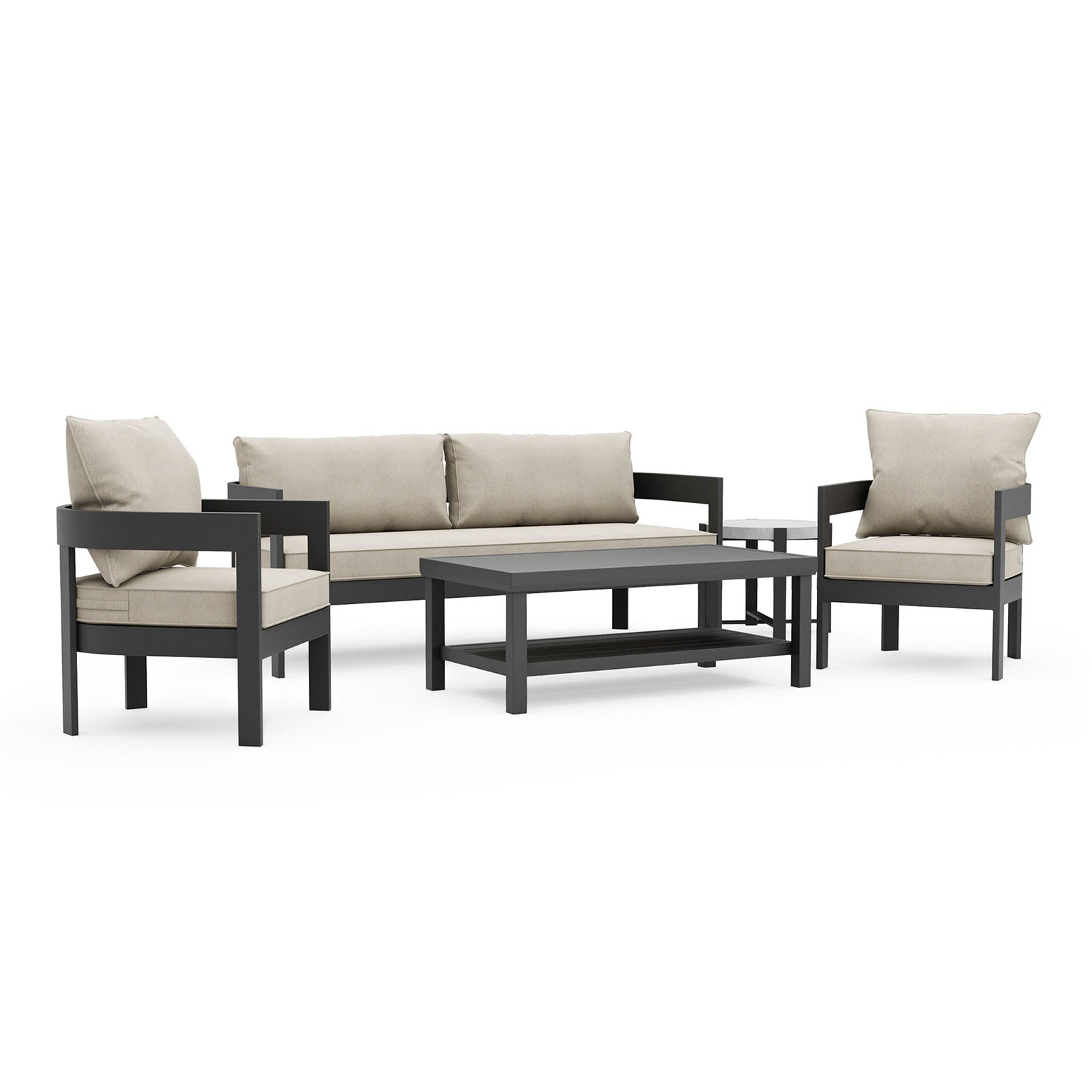 LOTUS - 5 Pc. Conversation Set - GM-1049BK-5PC