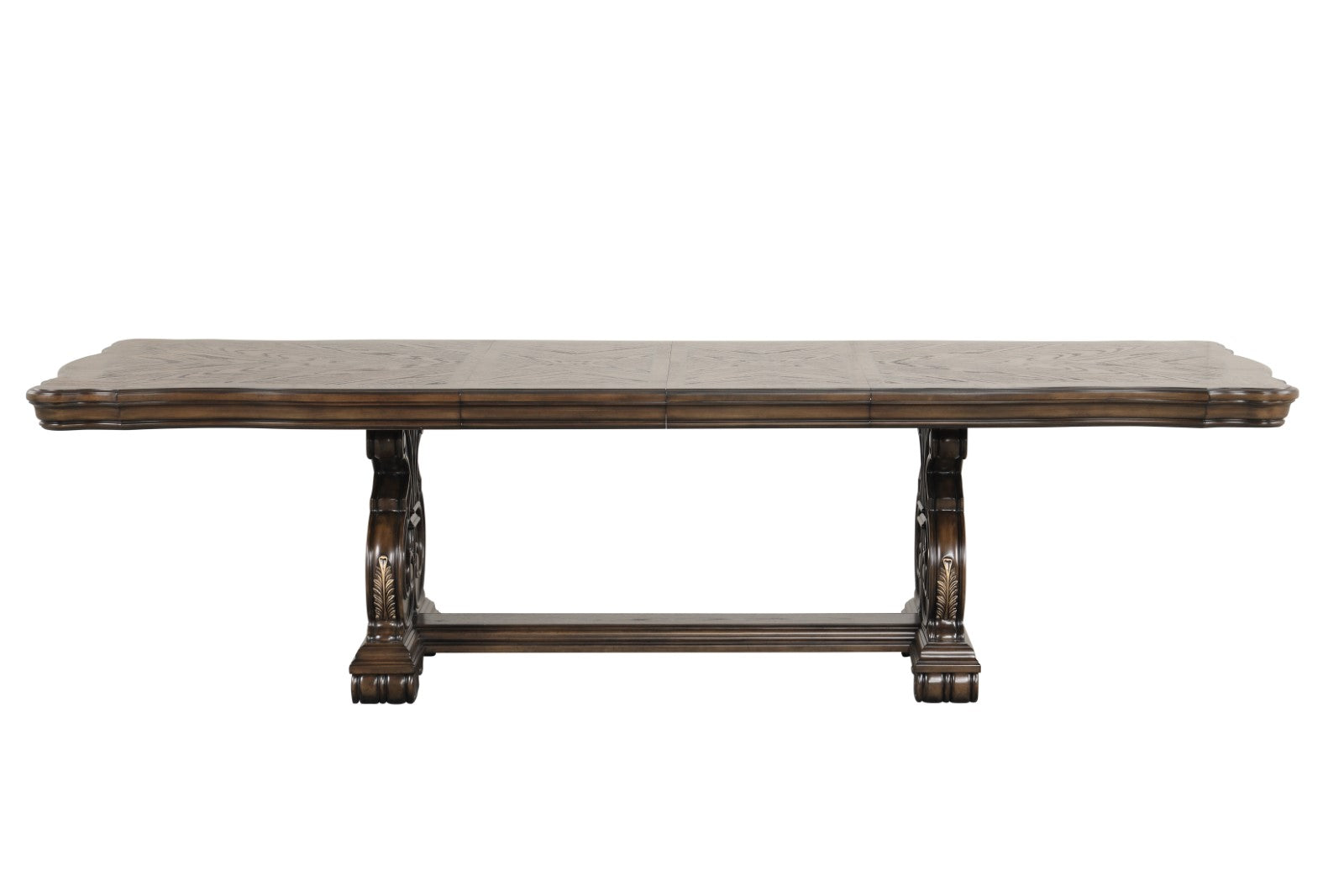 LEOVANNI - 7 Pc. Dining Table Set (2AC+4SC) - FM31003DB-T-7PC