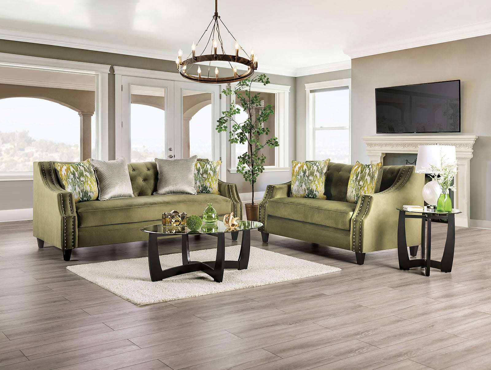 KAYE - Sofa + Loveseat - SM2684-2PC