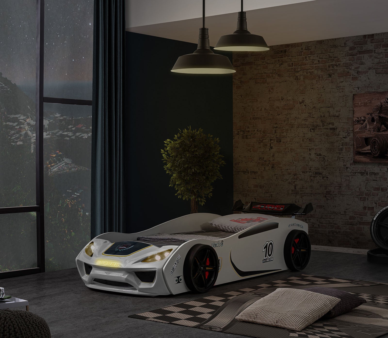 PACEFINDER - Car Bed - FOA7731WH-BED