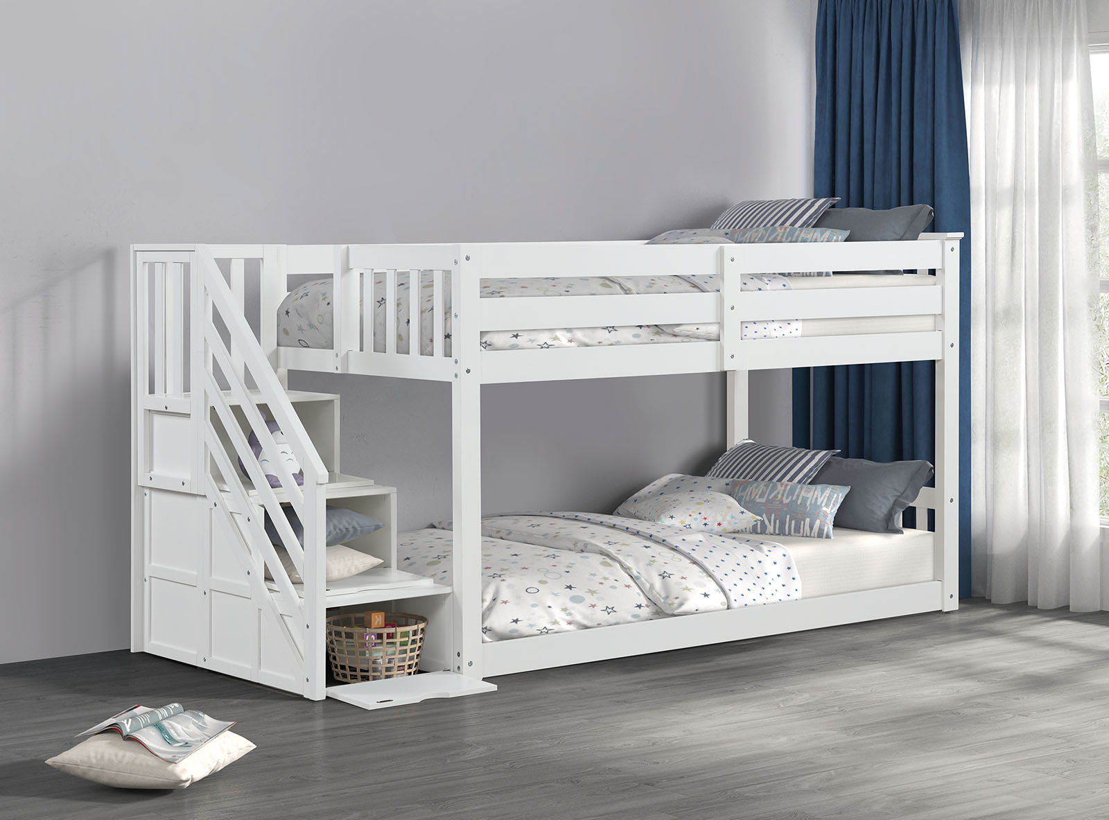 JOJO - Bunk Bed - FM-BK1100WH-BED