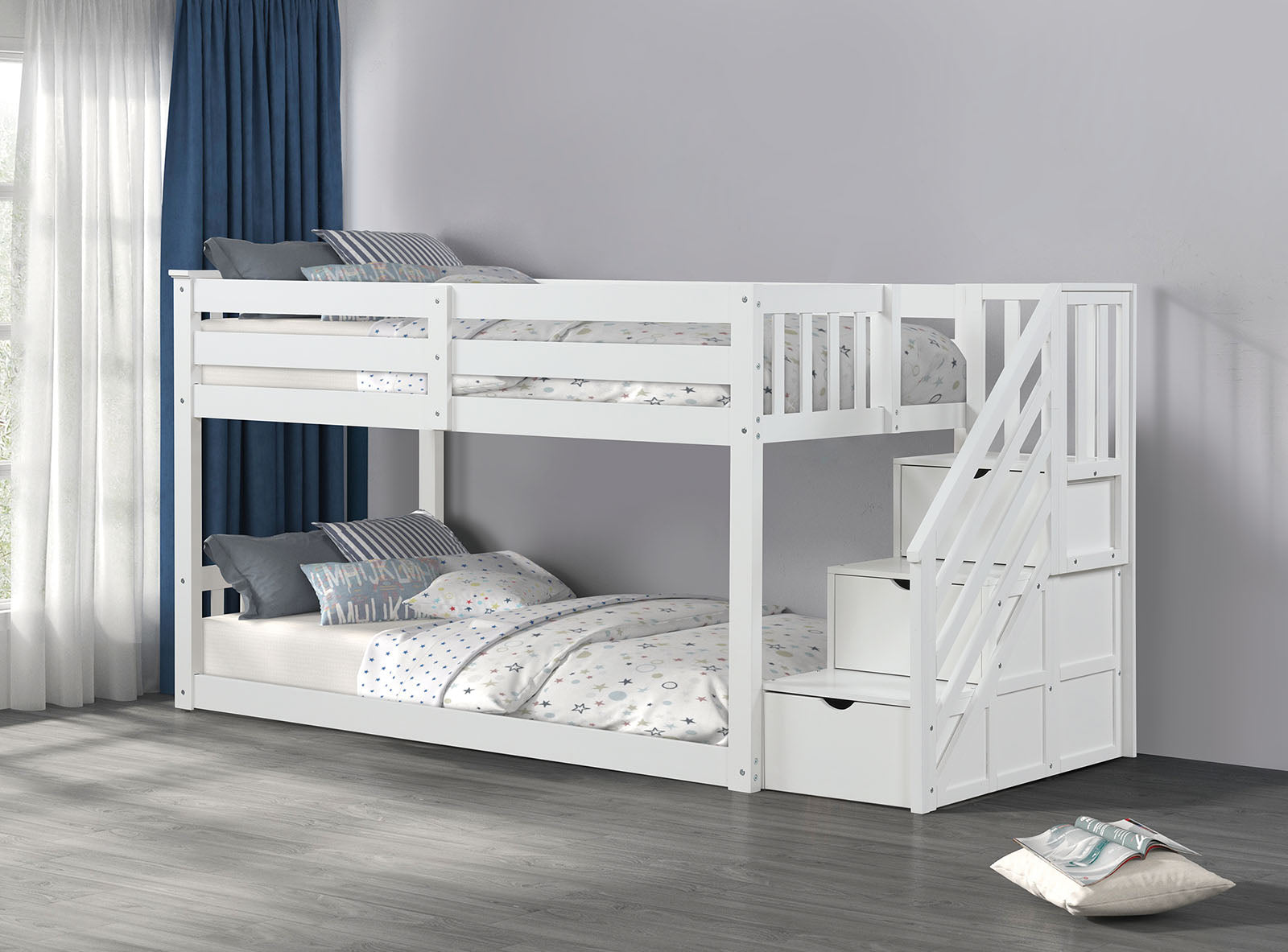 JOJO - Bunk Bed - FM-BK1100WH-BED