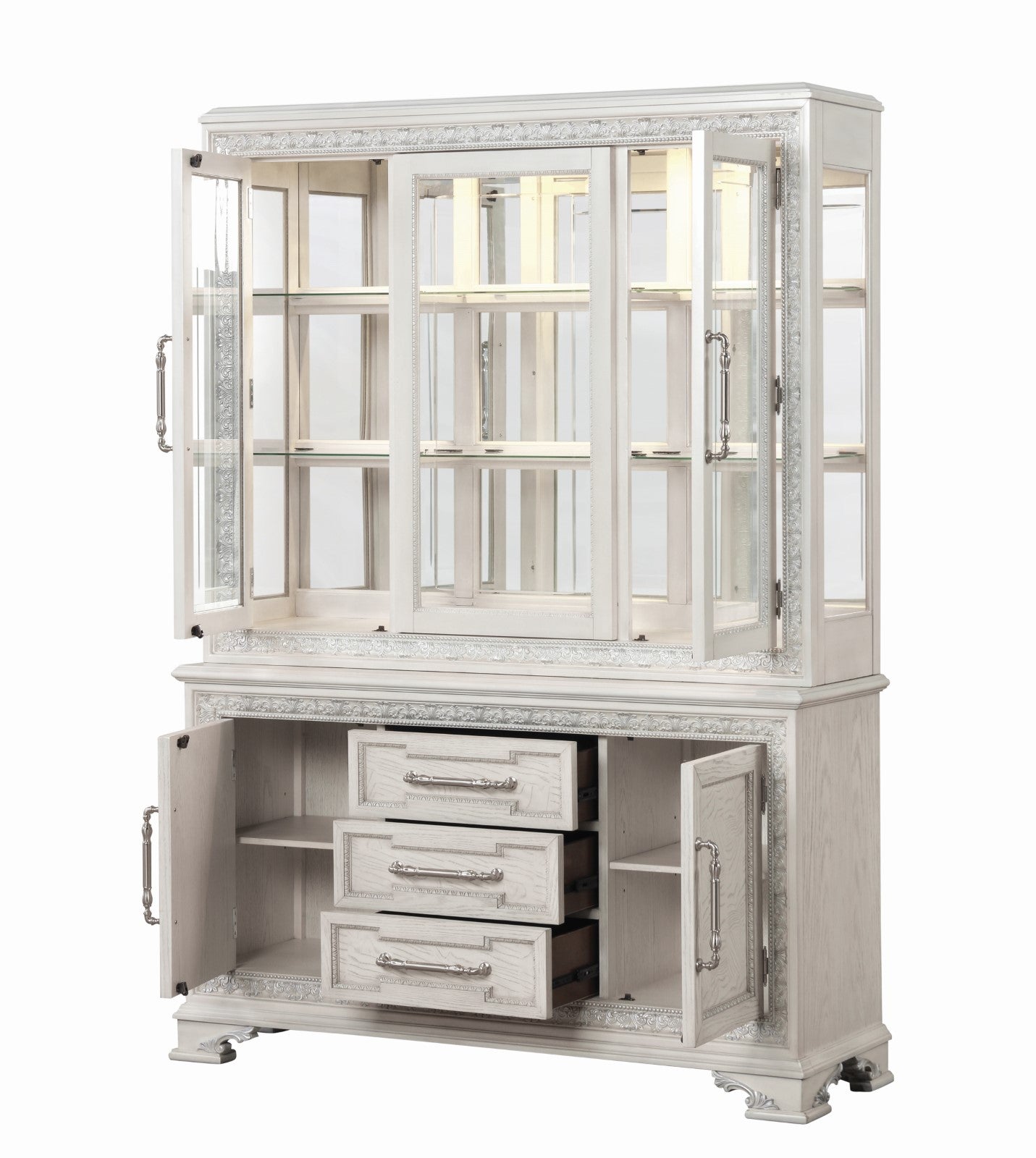 STELLA MIA - Hutch Buffet - FM31000WH-HB-SET