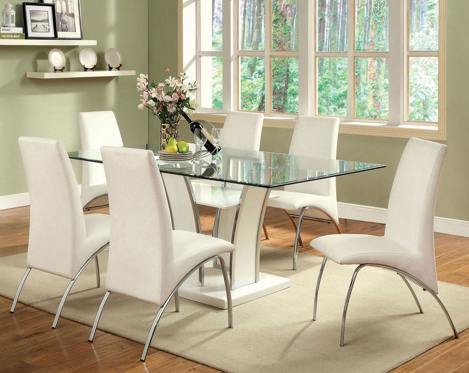 GLENVIEW - Dining Table - CM8372WH-T-TABLE