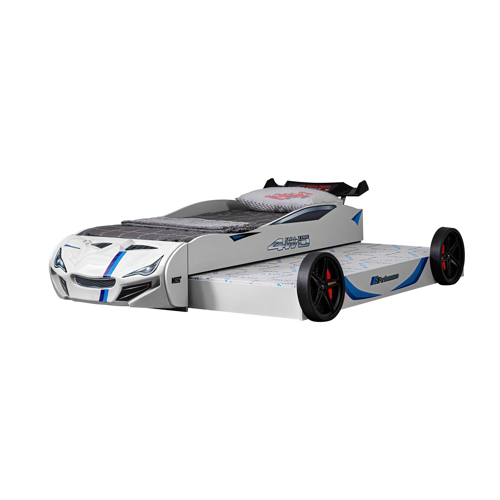 TRACKLITE - Car Bed - FOA7735WH-BED