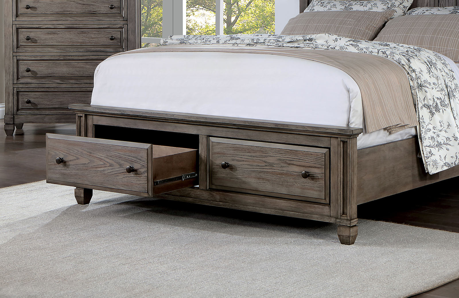 DURANGO - E.King Bed - CM7461GY-EK-BED