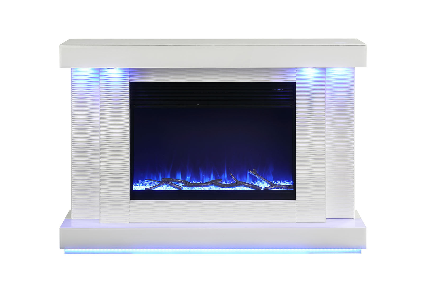 DORRIT - 55" Electric Fireplace - FM-AC8012WH-TV