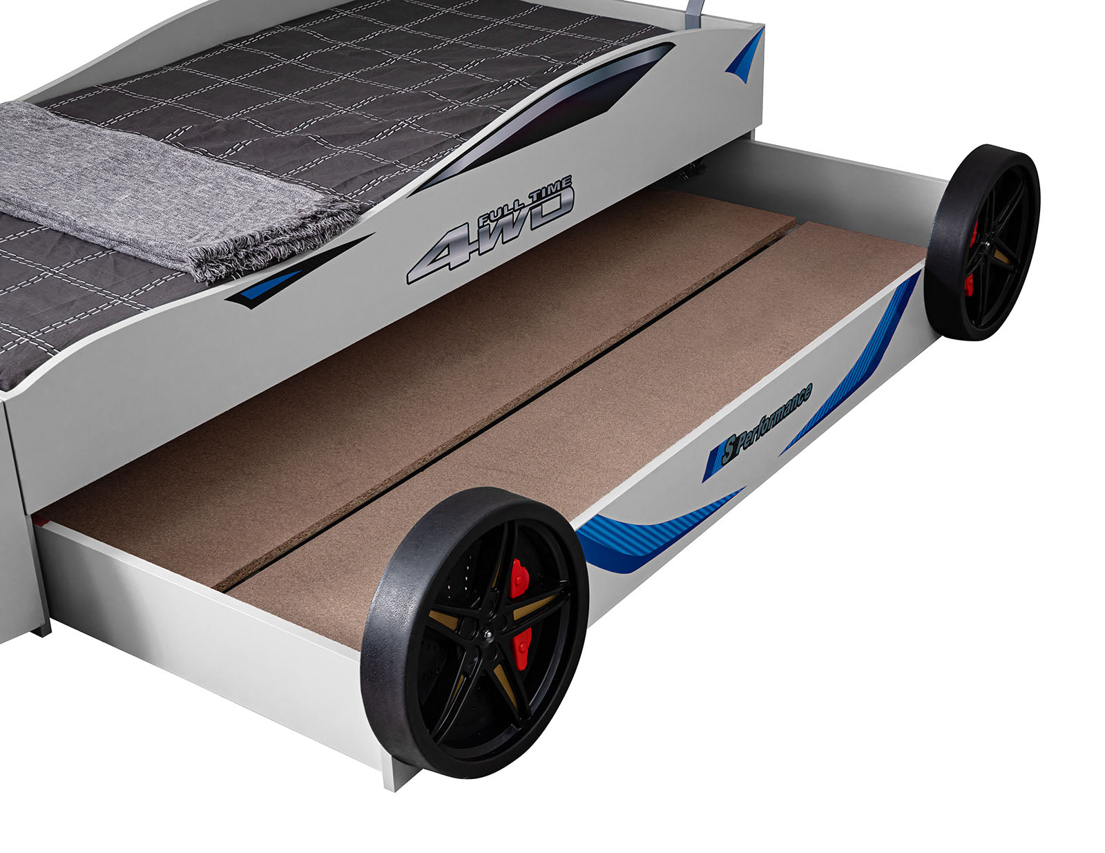 TRACKLITE - Car Bed - FOA7735WH-BED
