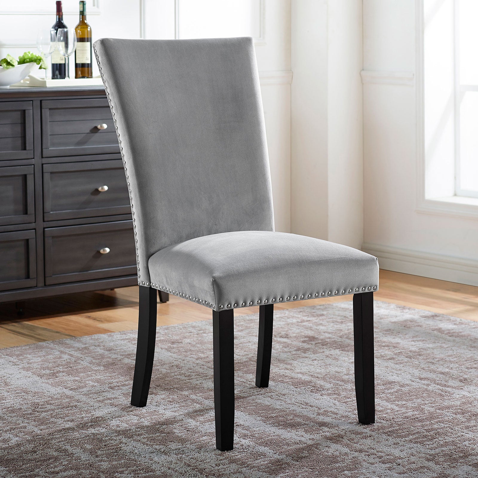 KIAN I - Side Chair - CM3744GY-SC-2PK
