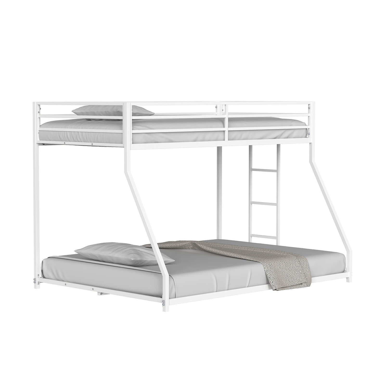 ROTHWELL - Twin/Full Metal Bunk Bed - FM-BK1200WH-TF