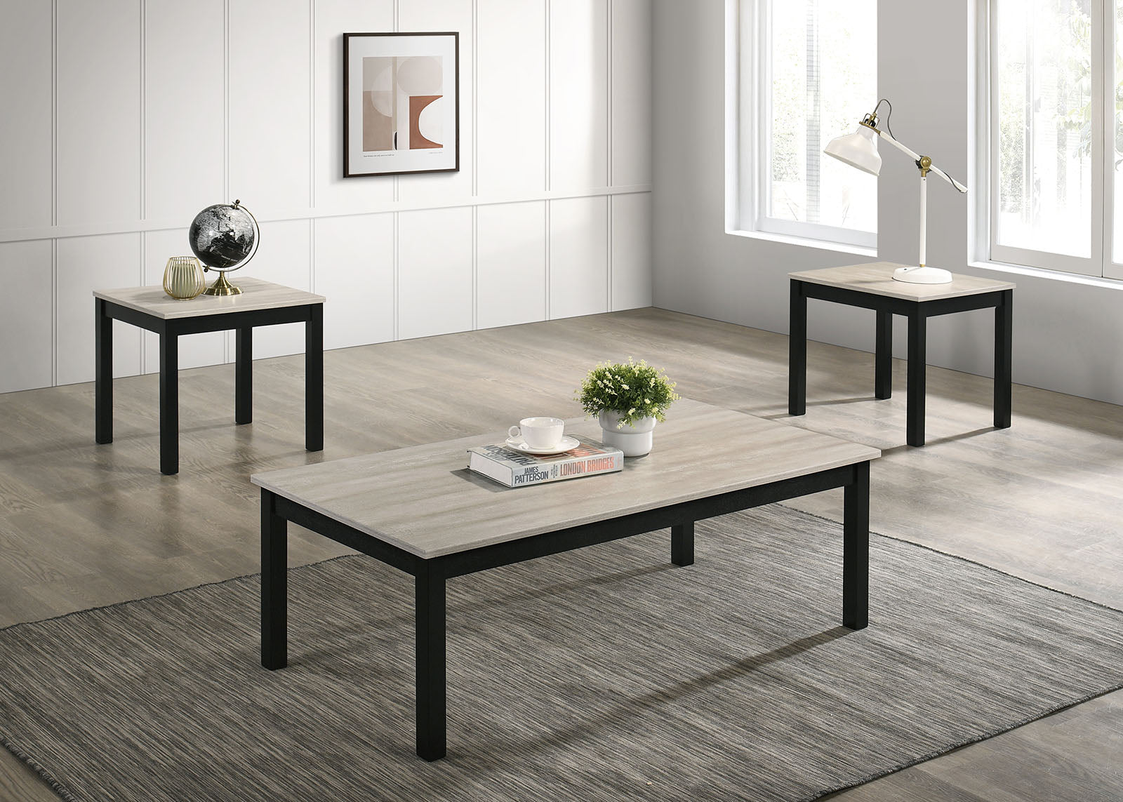 FINDLAY - 3 Pc. Table Set - FM42900LG-3PK
